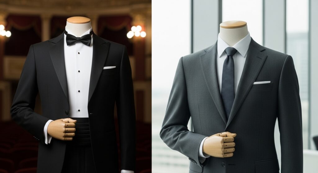 Dinner Suit vs Business Suit