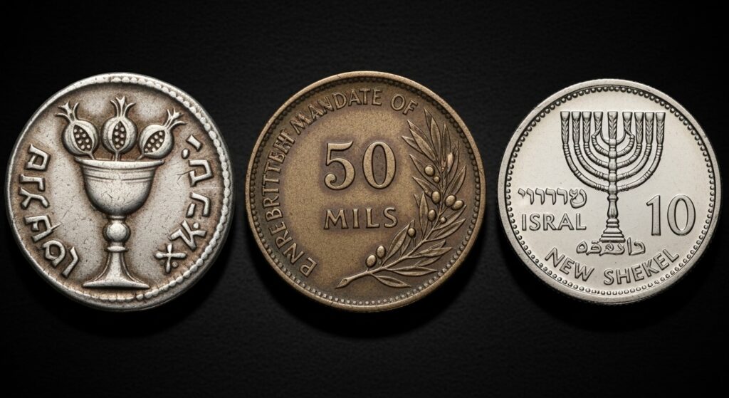 Israeli Coin Ancient vs Modern