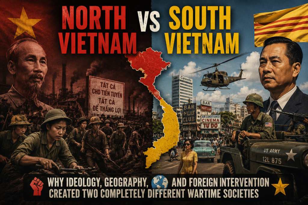 North vs South Vietnam