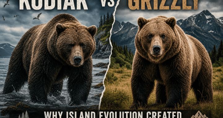 Kodiak vs Grizzly: Why Island Evolution Created One of Nature’s Most Powerful Predator Divides