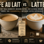 Cafe au lait vs latte
