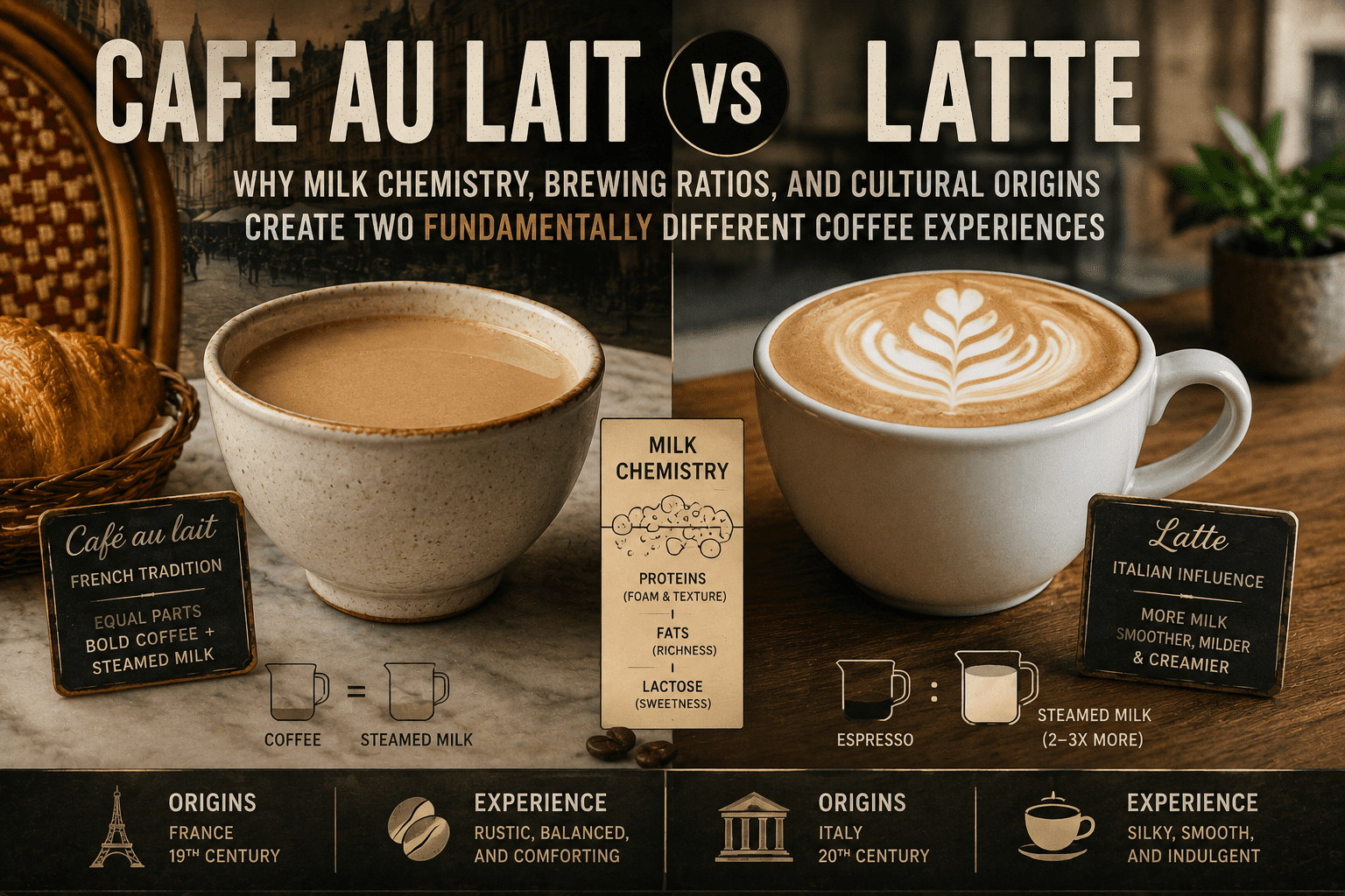 Zip Ties vs Cuffs Cafe au lait vs latte