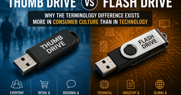 Thumb Drive vs Flash Drive
