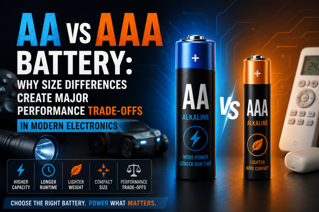 AA vs AAA Battery