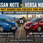 Nissan Note vs Versa Note