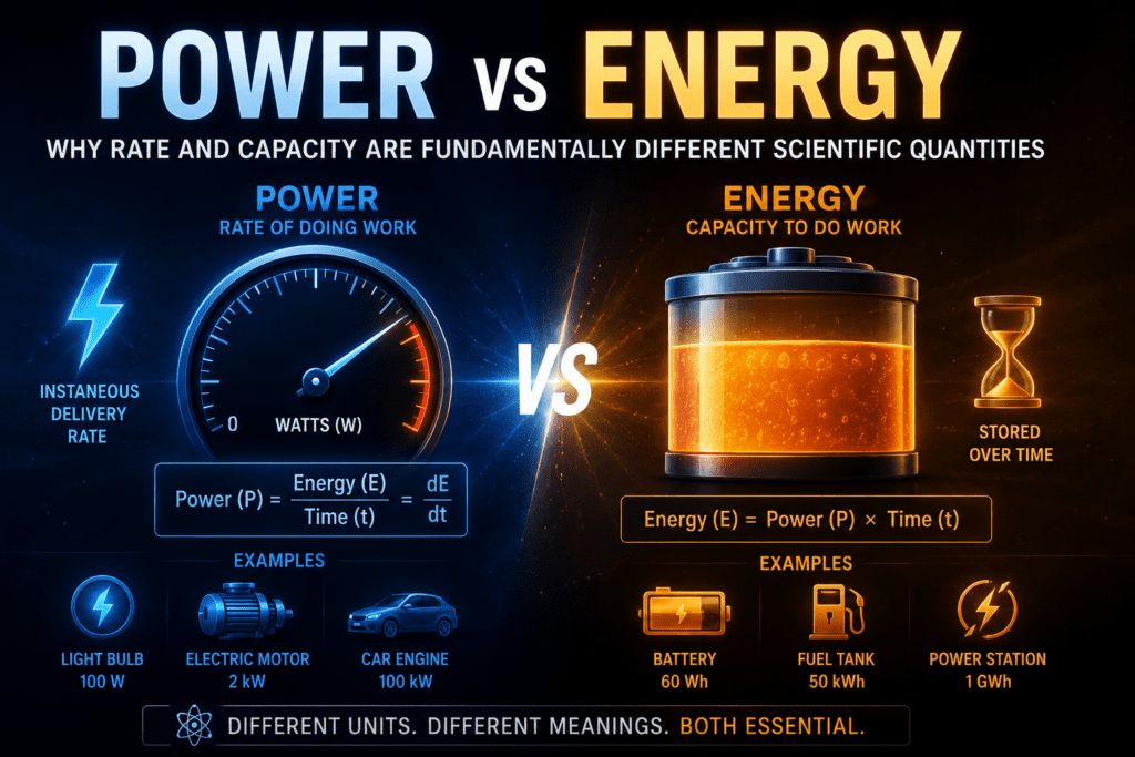 Power vs Energy