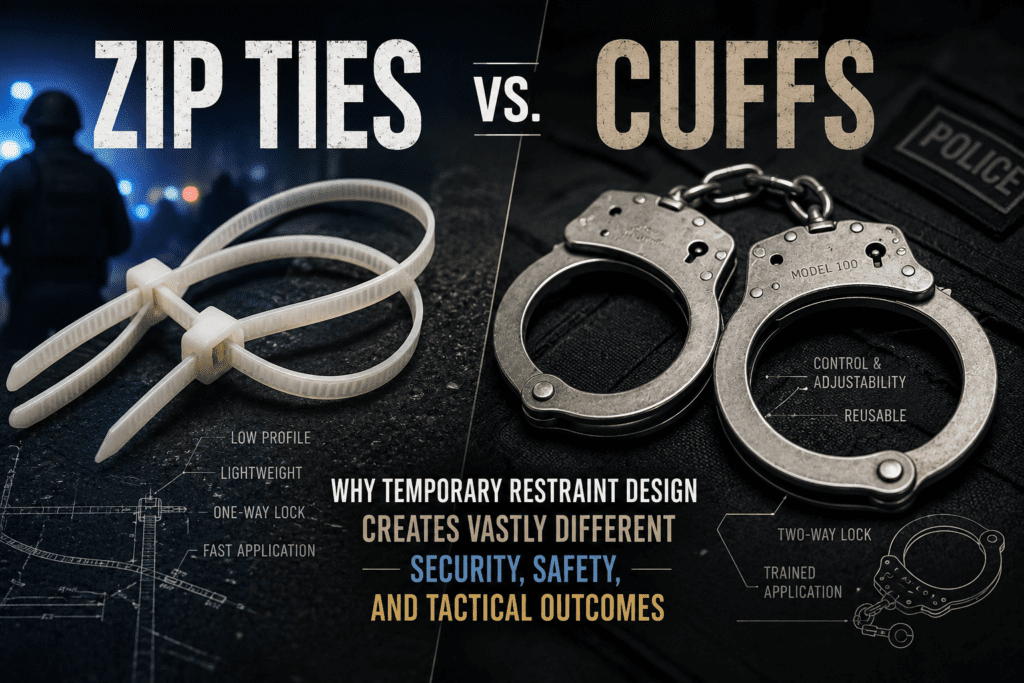 Zip Ties vs Cuffs