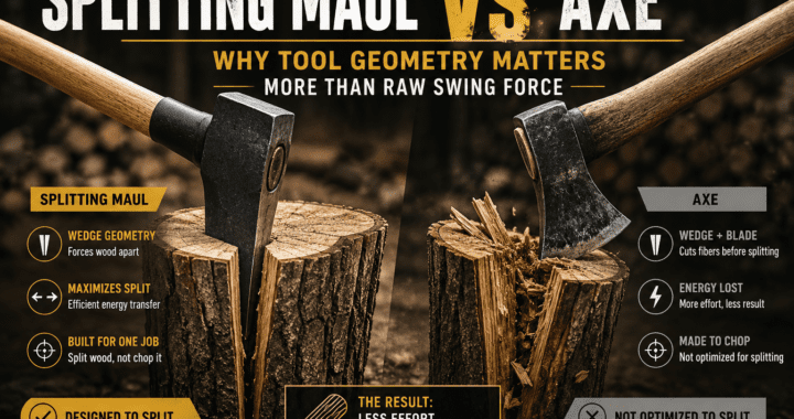 splitting maul vs axe