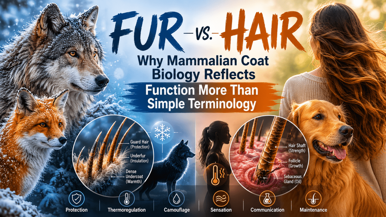 Fur vs Hair: Why Mammalian Coat Biology Reflects Function More Than Simple Terminology
