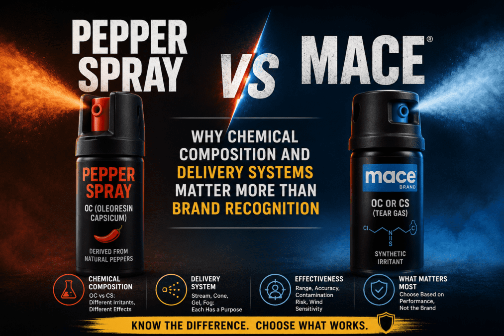Pepper Spray vs Mace