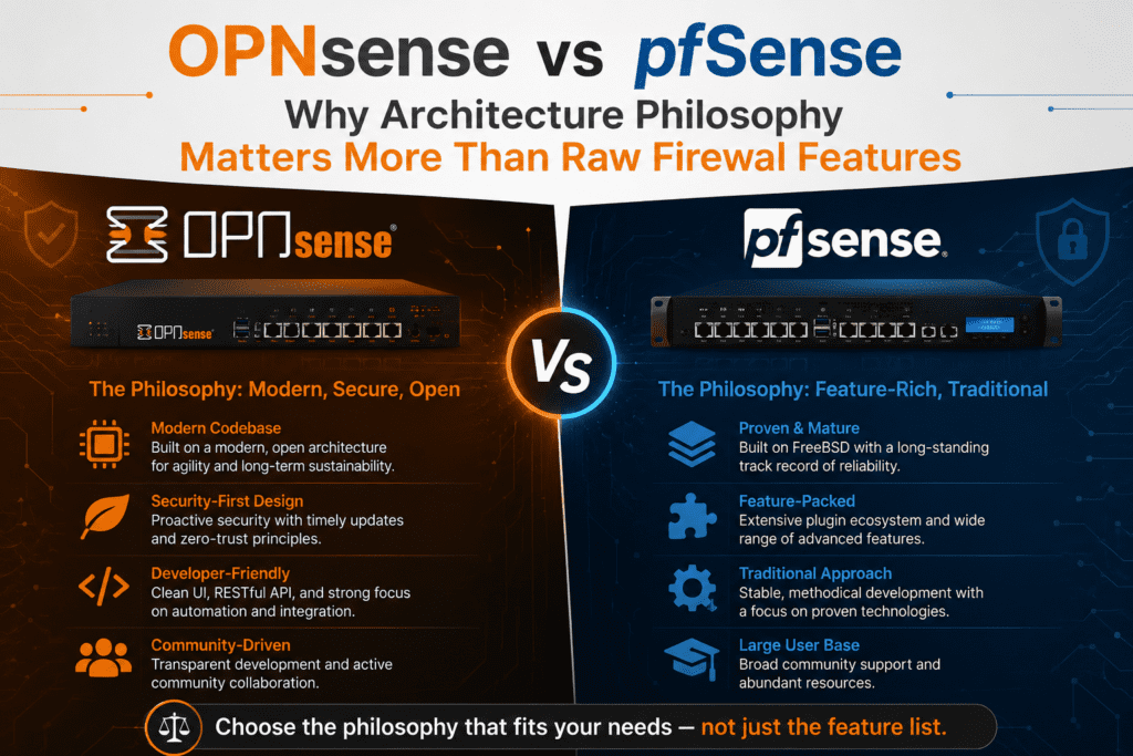 OPNsense vs pfSense OPNsense vs pfSense