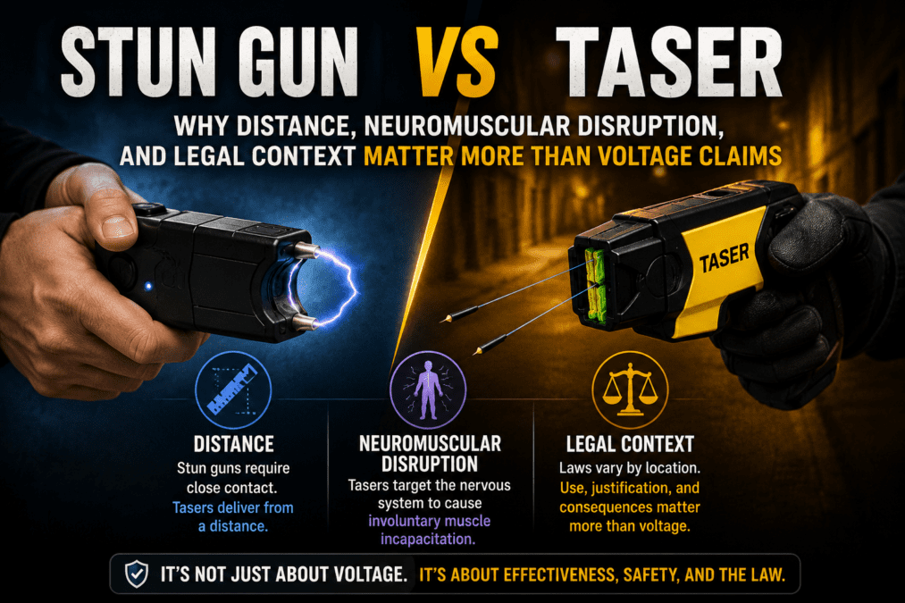 Stun Gun vs Taser
