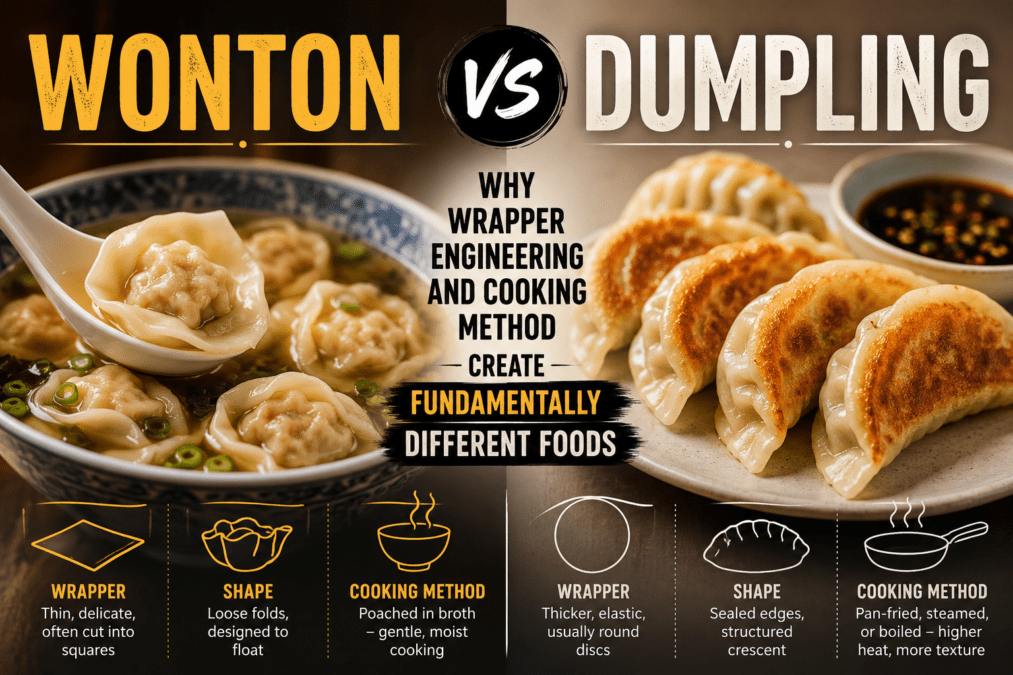 Wonton vs Dumpling