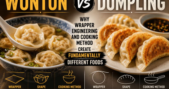 Wonton vs Dumpling: Why Wrapper Engineering And Cooking Method Create Fundamentally Different Foods