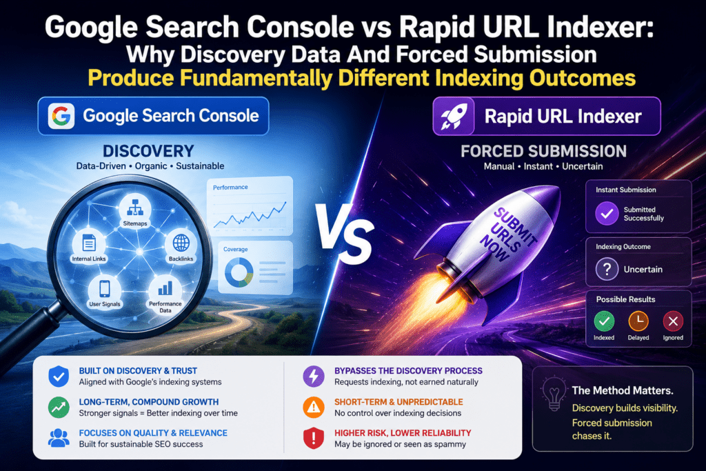 google search console vs rapid url indexer Google search console vs rapid url indexer