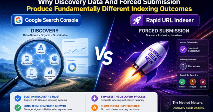Google search console vs rapid url indexer: Why Discovery Data And Forced Submission Produce Fundamentally Different Indexing Outcomes
