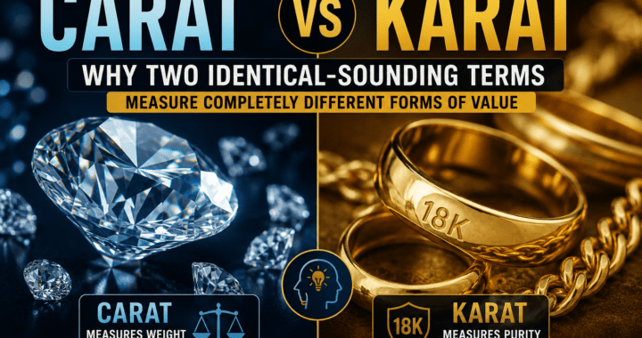 Carat vs Karat: Why Two Identical-Sounding Terms Measure Completely Different Forms of Value