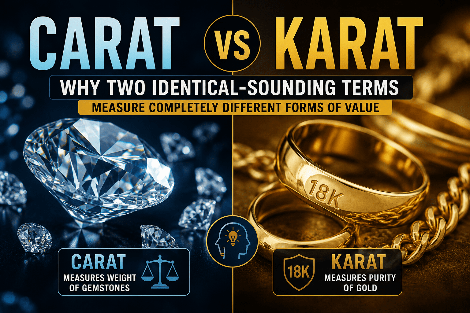 Carat vs Karat carat vs karat