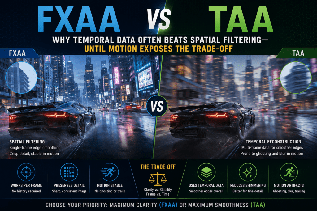 FXAA vs TAA