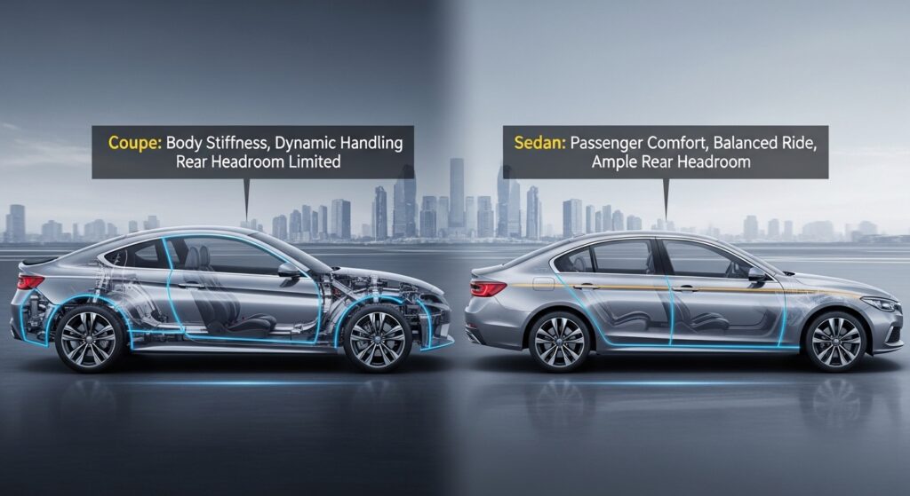 Coupe vs Sedan Coupe vs Sedan