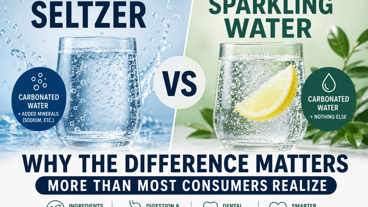 Seltzer vs Sparkling Water: Why the Difference Matters More Than Most Consumers Realize