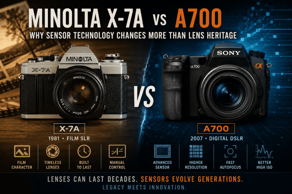Minolta x-7a vs a700