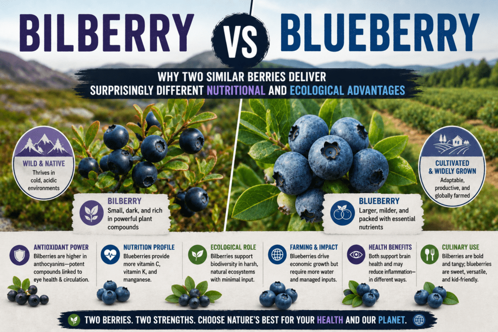 Bilberry vs Blueberry