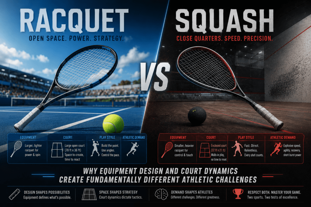 Racquet vs Squash