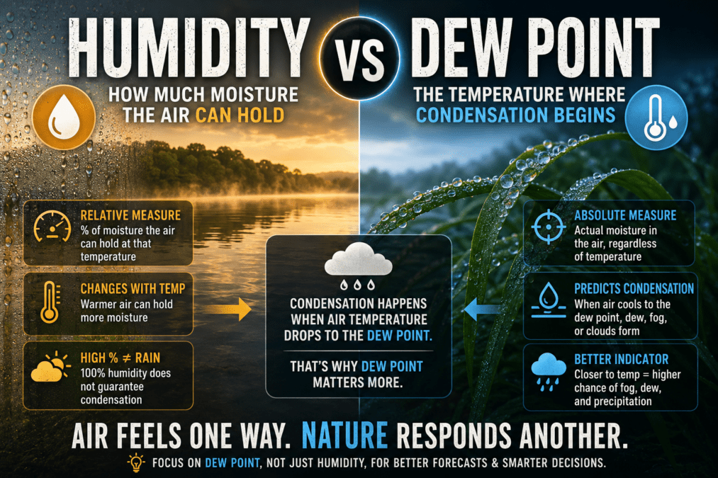 Humidity vs Dew Point