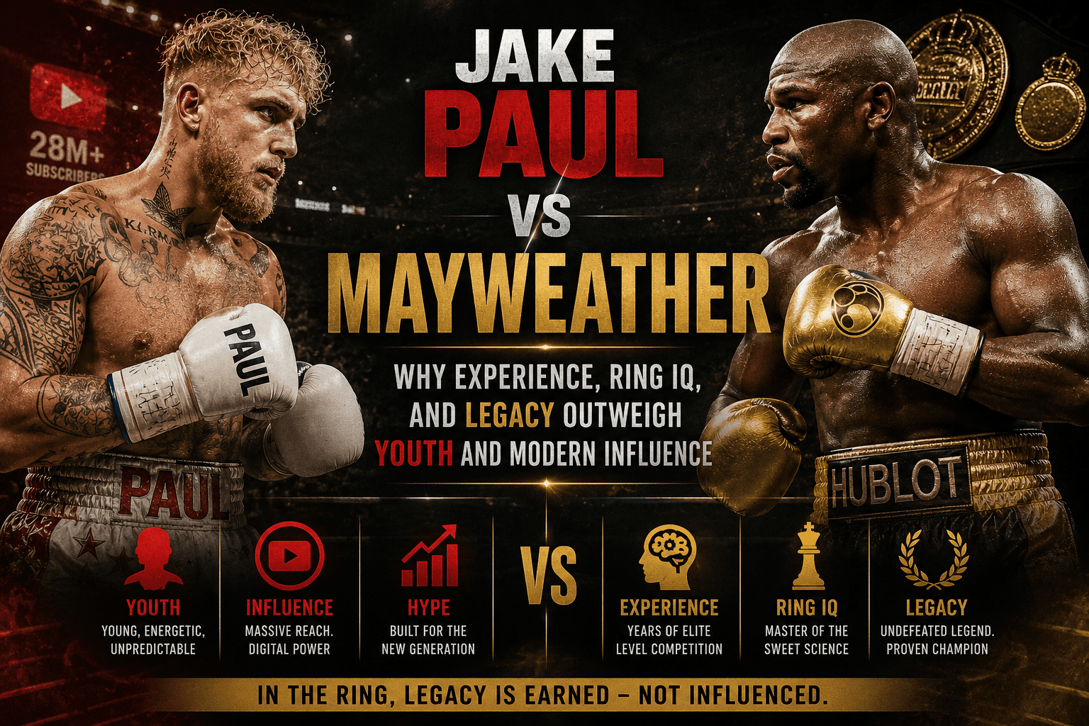 Jake Paul vs Mayweather