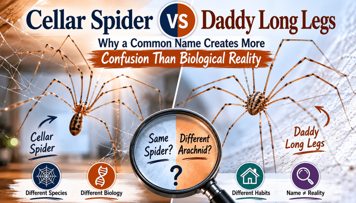 Cellar Spider vs Daddy Long Legs