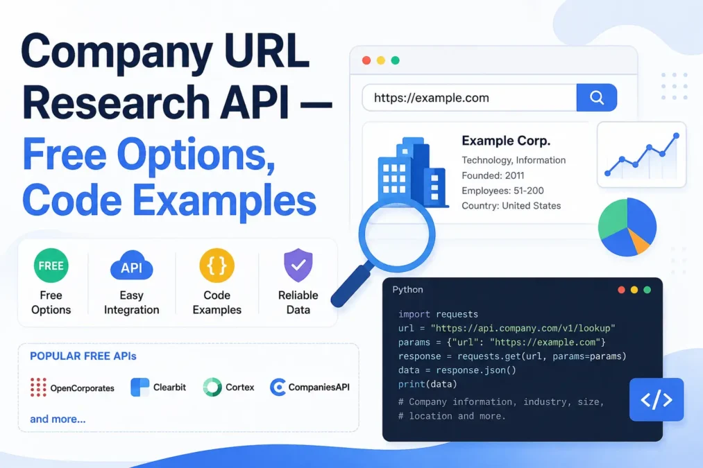 Target Company URL Research